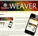 Screenshot des WordPress-Themes "Weaver II"