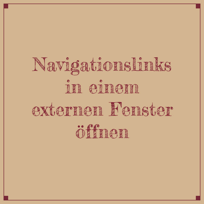 Navigations-Link in separatem Fenster öffnen