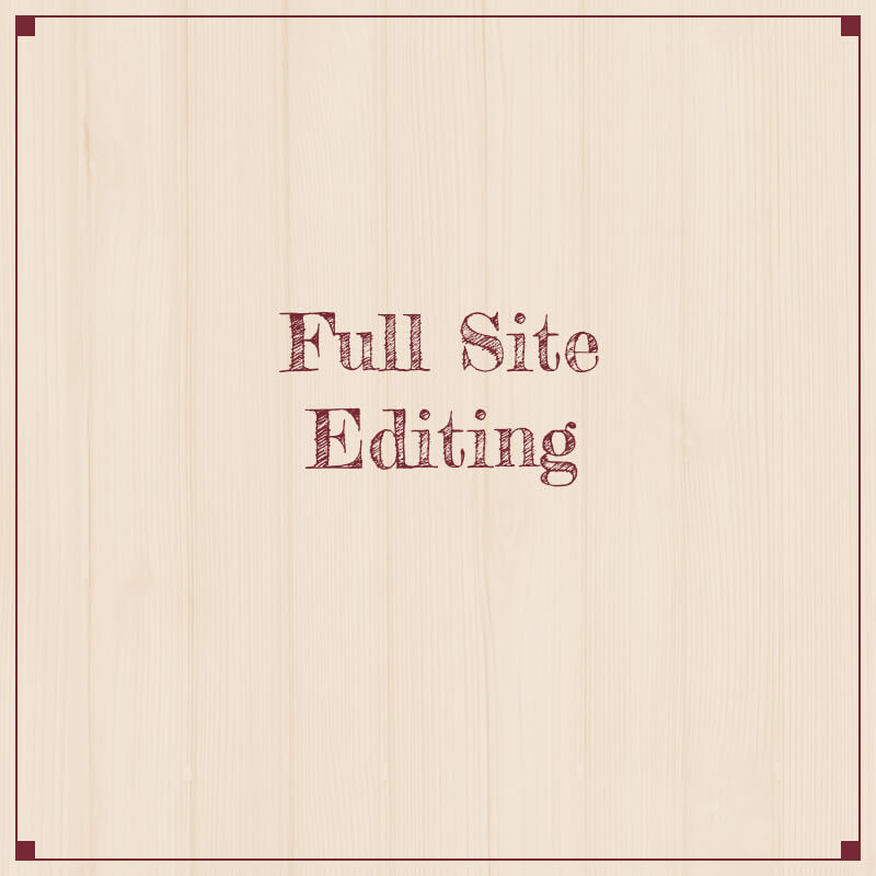 Full Site Editing mit WordPress