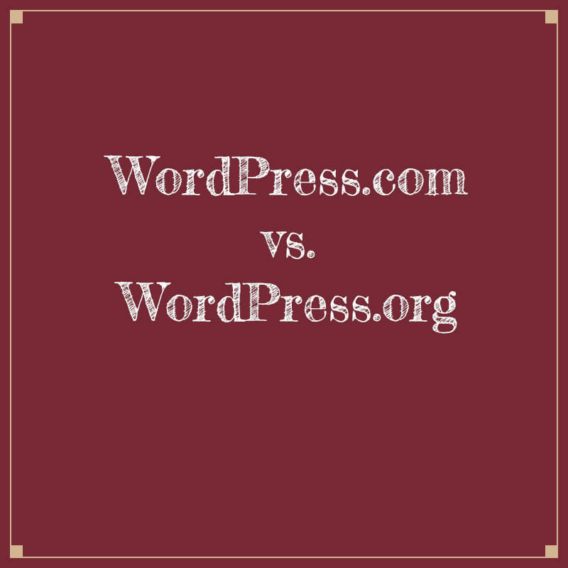 Ein wichtiger Unterschied: WordPress.com vs. WordPress.org